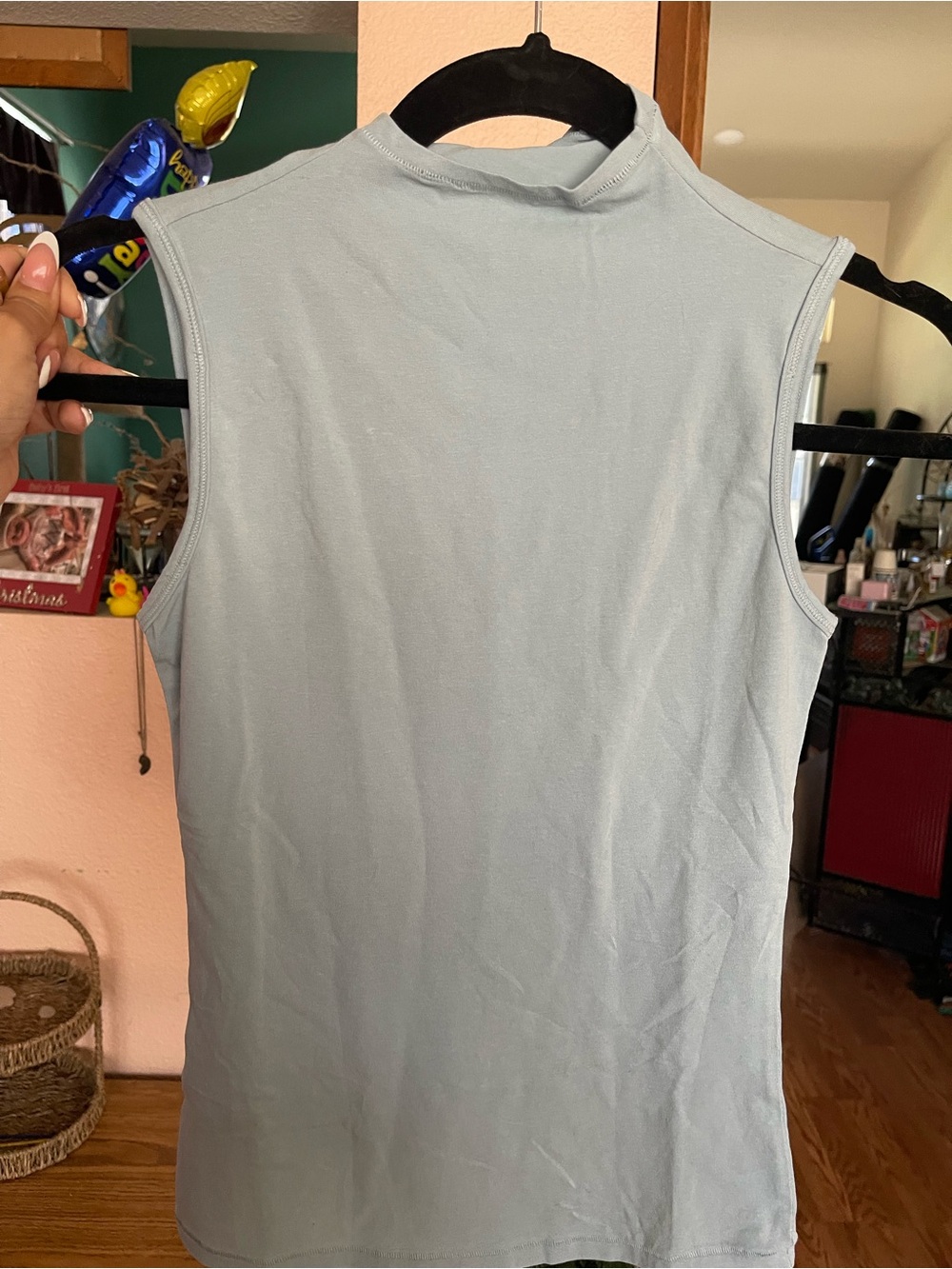 Skims mock neck tank